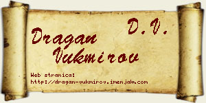 Dragan Vukmirov vizit kartica